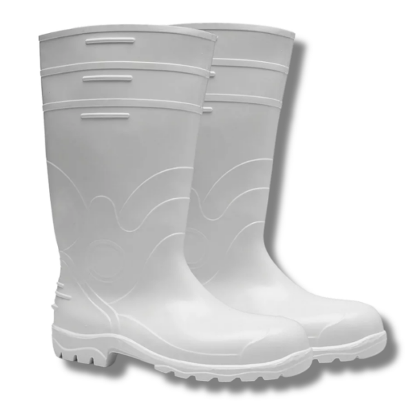 BOTA DE PVC BRANCA CANO LONGO BRACOL - CA 37455