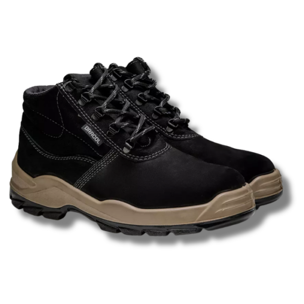 BOTINA COM CADARÇO  MOD. BAF PRETO - BRACOL - CA 40872