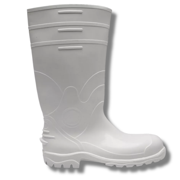 BOTA DE PVC BRANCA CANO LONGO BRACOL - CA 37455