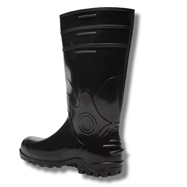 BOTA DE PVC PRETA CANO LONGO BRACOL - CA 37455