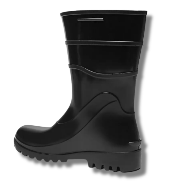 BOTA DE PVC PRETA CANO CURTO BRACOL - CA 37456
