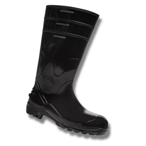 BOTA DE PVC PRETA CANO LONGO BRACOL - CA 37455