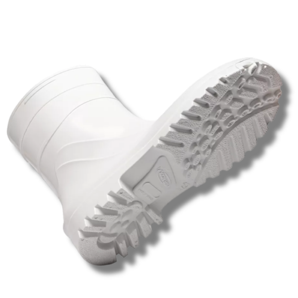 BOTA DE PVC BRANCA CANO CURTO BRACOL - CA 37456