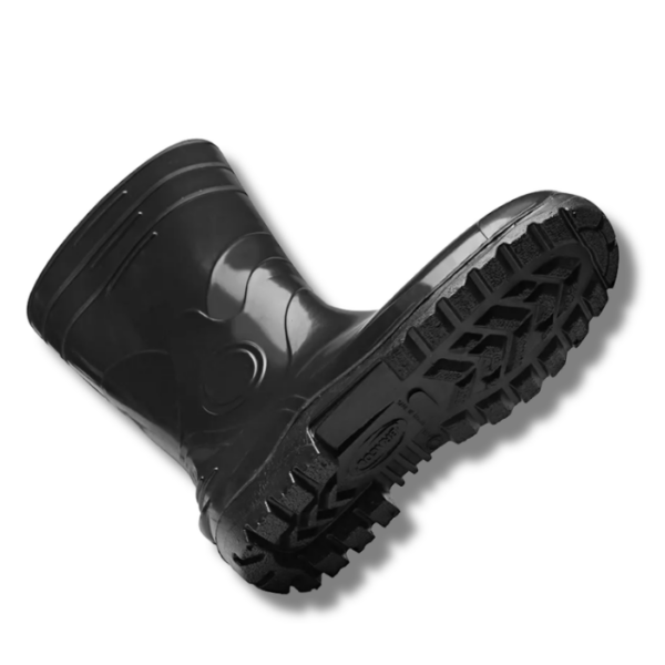 BOTA DE PVC PRETA CANO LONGO BRACOL - CA 37455