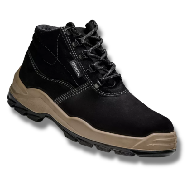 BOTINA COM CADARÇO  MOD. BAF PRETO - BRACOL - CA 40872