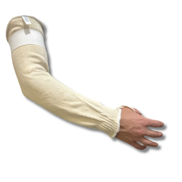 MANGOTE EM ALGODÃO COM VELCRO - 45 CM CRU - CA 42300