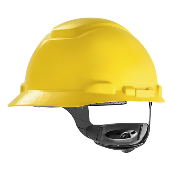 CAPACETE ABA FRONTAL COM CATRACA E JUGULAR MOD. H700 - 3M C.A 29638