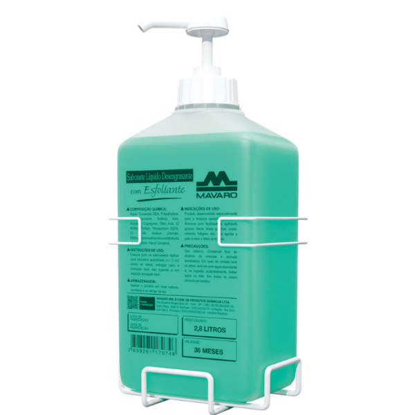 SABONETE LIQUIDO DESENGRAXANTE COM ESFOLIANTE - GALÃO 2,8L BICO DOSADOR