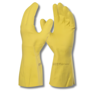 LUVA DE LATEX SILVER AMARELA DANNY - CA 40730
