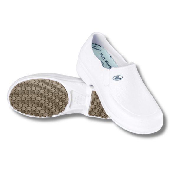 SAPATO SOFT WORK MOD. BB65 BRANCO - CA 31898