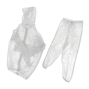 CONJUNTO DESCARTÁVEL PLASTICO 0,12 ( CALÇA E BLUSA )