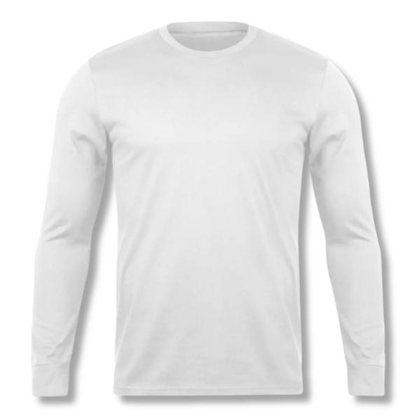 CAMISETA GOLA CARECA MANGA LONGA